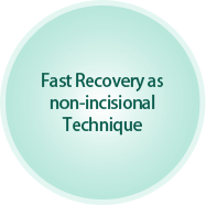 Fast Recovery as non-incisional Technique